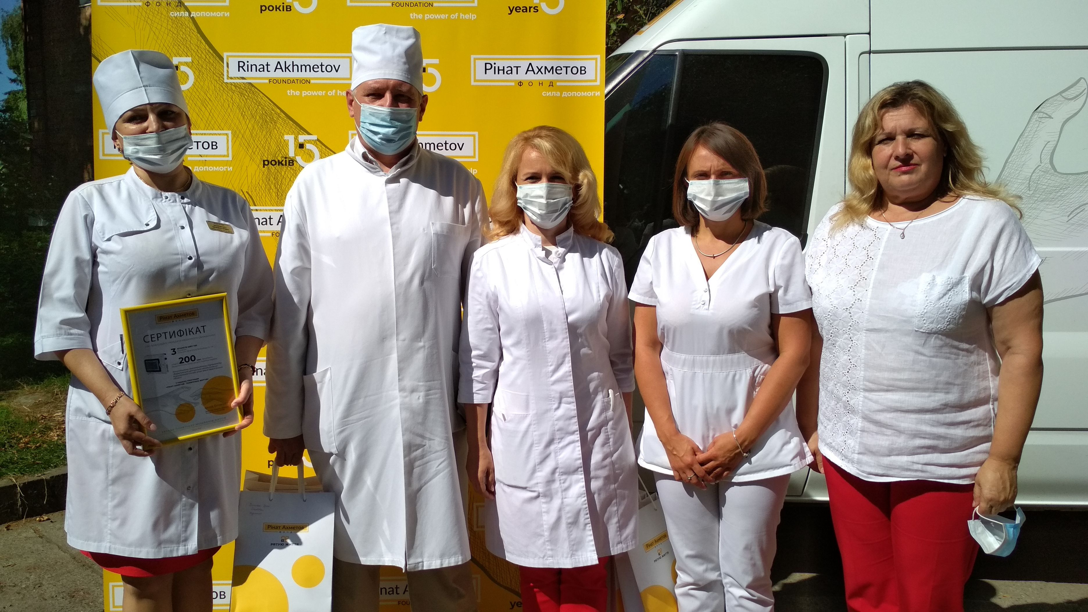 Burshtyn has received another three ventilators from DTEK and Rinat Akhmetov Foundation.  2