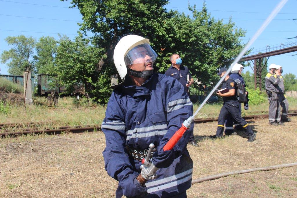 На ДТЕК Придніпровській ТЕС погасили пожежу. Умовну..  3