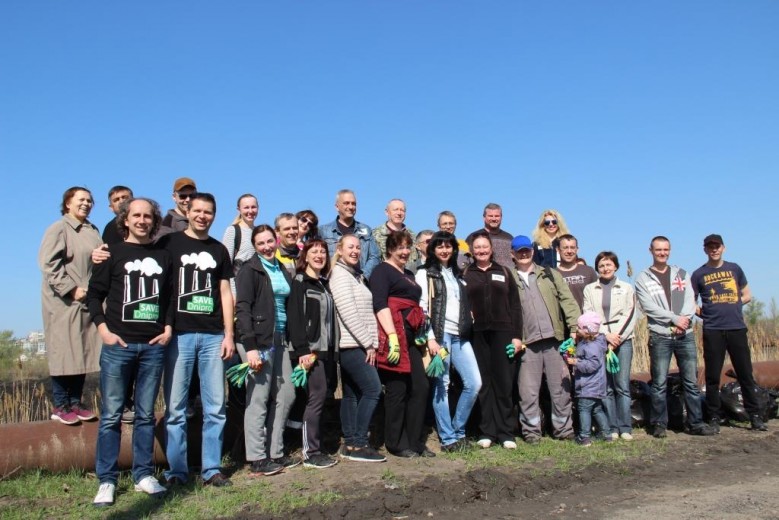 Corporate action of DTEK "Clean City": Pridneprovskaya TPP landscapes the Dnieper