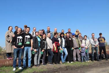 Corporate action of DTEK "Clean City": Pridneprovskaya TPP landscapes the Dnieper