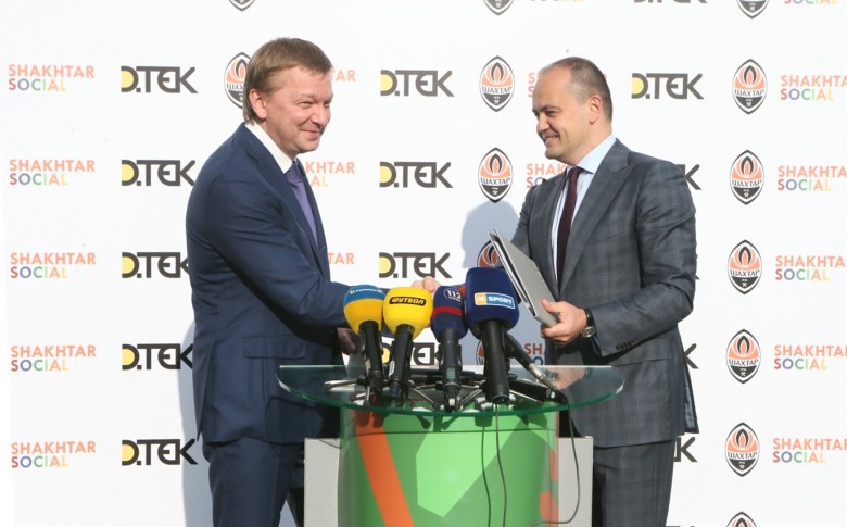 DTEK and FC Shakhtar organise free football lessons for children