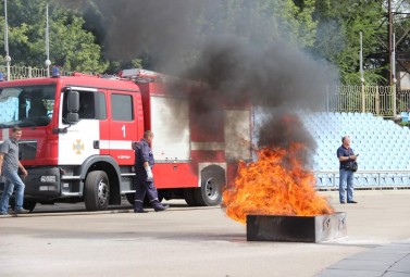 Золото їде на Франківщину. ДТЕК Бурштинська ТЕС – лідер серед пожежників українських ТЕС