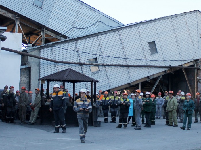 Збагачувачі та рятувальники боролися з «пожежею» на Добропільській ЦЗФ