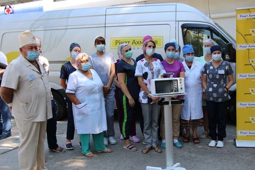 Energodar received modern ventilators from the Rinat Akhmetov Foundation and DTEK