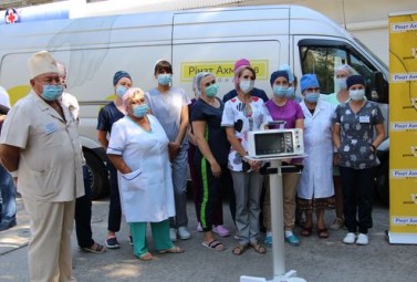 Energodar received modern ventilators from the Rinat Akhmetov Foundation and DTEK