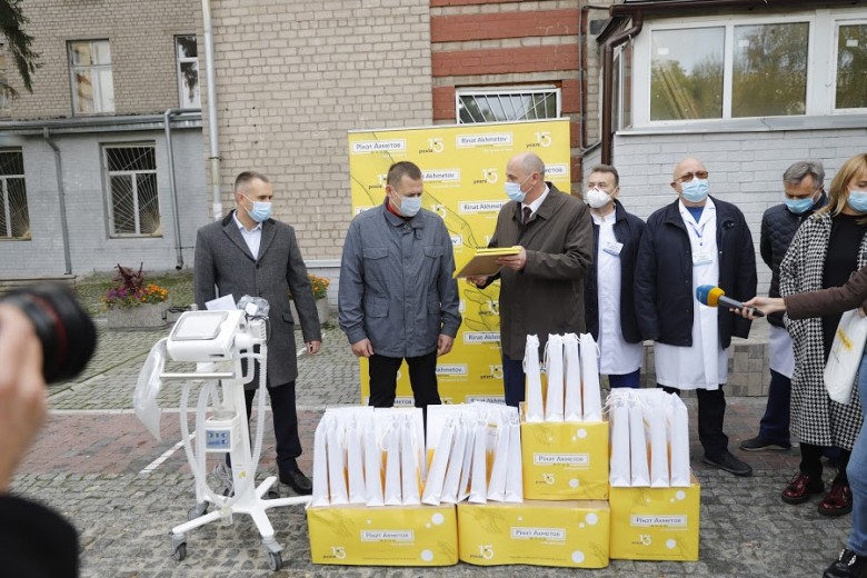 Dnipropetrovsk region has received 15 ventilators from DTEK and Rinat Akhmetov Foundation since the beginning of the pandemic