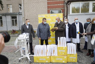 Dnipropetrovsk region has received 15 ventilators from DTEK and Rinat Akhmetov Foundation since the beginning of the pandemic