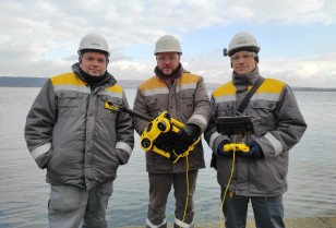 На Бурштинській ТЕС запрацював підводний дрон