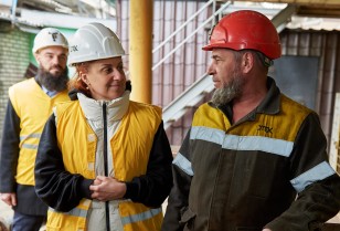 ДТЕК Енерго презентував інклюзивне середовище на наземній поверхні шахти Міністерці у справах ветеранів Наталії Калмиковій