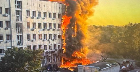 росія обстріляла адмінбудівлю вугільного підприємства ДТЕК Енерго на Дніпропетровщині росія обстріляла адмінбудівлю вугільного підприємства ДТЕК Енерго на Дніпропетровщині